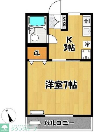 コーポいずみIIの物件間取画像